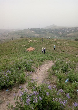 石門寨地形實(shí)測(cè)路線