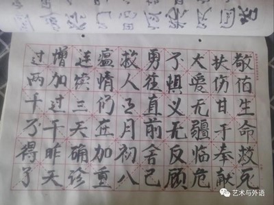 保定理工學(xué)院外國語學(xué)院之“宅家”活動|翰墨飄香