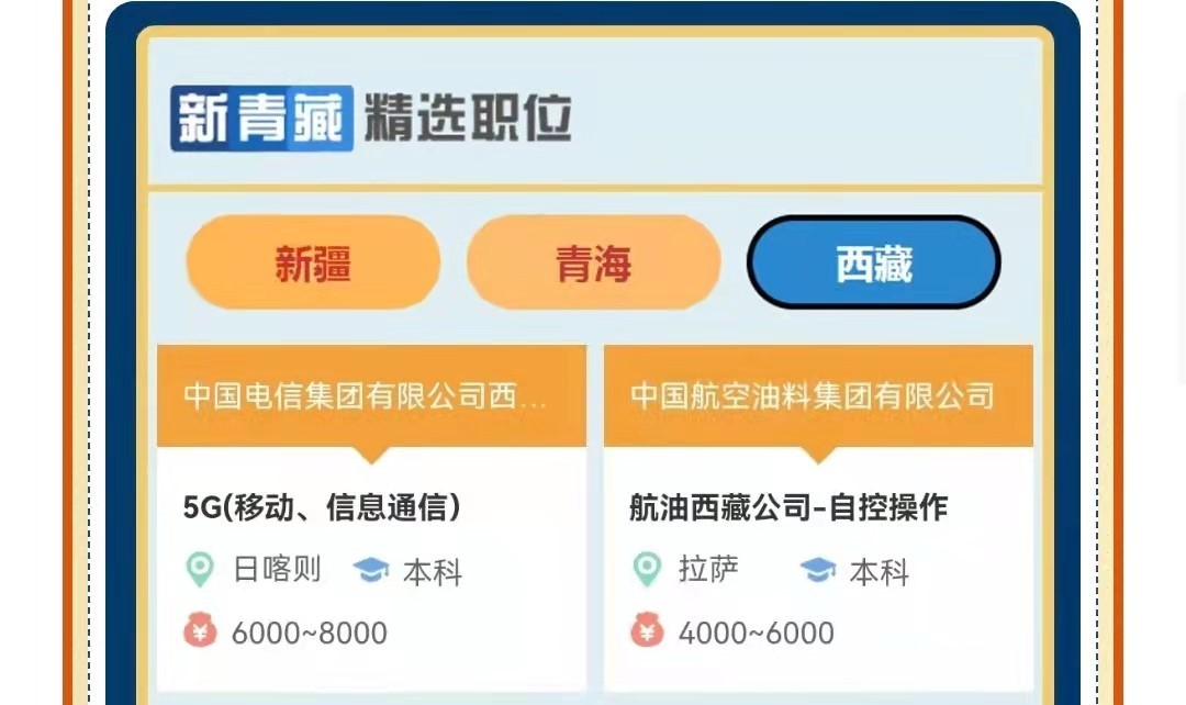 第十一屆中央企業(yè)面向西藏青海新疆高校畢業(yè)生專場(chǎng)招聘啟航！